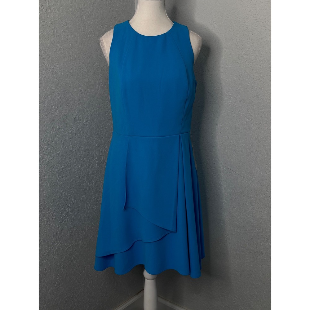 Adelyn Rae‎ Fit and Flare Dress with Pleated Skirt Size L NWT
